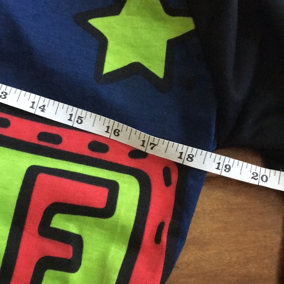 IDGAF Long Raglan Sleeve Top Small Medium Black - Picture 7 of 8